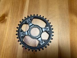 Új Shimano SLX (SM-CRM75) Direct Mount lánctányér eladó SM-CRM75 Mountain Bike Alkatrész, MTB Hajtásrendszer nem használt ELADÓ