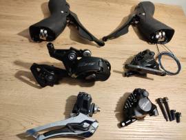 Újszerű Shimano 105 szett 2×12 Shimano ST-R7120 Road Bike & Gravel Bike & Triathlon Bike Component, Road Bike Brakes & Brake Parts mechanical used For Sale