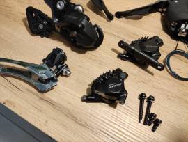 Újszerű Shimano 105 szett 2×12 Shimano ST-R7120 Road Bike & Gravel Bike & Triathlon Bike Component, Road Bike Brakes & Brake Parts mechanical used For Sale