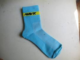 Új Mavic 39-42-es világoskék kerékpáros zokni eladó! Mavic Shoes / Socks / Shoe-Covers M new / not used male/unisex For Sale