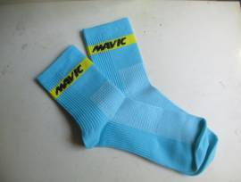 Új Mavic 39-42-es világoskék kerékpáros zokni eladó! Mavic Shoes / Socks / Shoe-Covers M new / not used male/unisex For Sale