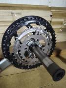 Shinano Deore LX hajtómű FC-M581 Mountain Bike Alkatrész, MTB Hajtásrendszer használt ELADÓ