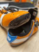 43-as Bont VAYPOR+ karbon talpú, kengurubőr országúti kerékpáros cipő VAYPOR+ ORANGE/ALPHA BLUE Shoes / Socks / Shoe-Covers 43 Road new / not used male/unisex For Sale