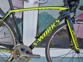 SPECIALIZED S-Works Tarmac Carbon Ultegra (52 ) ( Nagyon szép) Országúti Shimano Ultegra patkófék használt ELADÓ