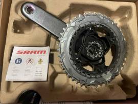 Sram Force D2 QUARQ wattmérős hajtás Sram Force Országúti / Gravel / Triatlon Alkatrész, Országúti Hajtásrendszer SRAM Force eTap AXS shimano outi használt ELADÓ