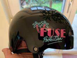 Fuse Alpha Miami Black BMX sisak Fuse Alpha Miami Black Helmets / Headwear M/L new / not used For Sale