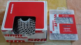 Új SRAM 10 sebességes fogaskoszorú és lánc PG-1030 / PC-1031 Mountain Bike Alkatrész, MTB Hajtásrendszer nem használt ELADÓ