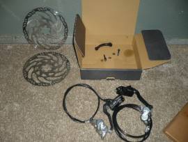 Magura MT7 dupla dugattyús használt fékszett, 203-s tárcsákkal Magura MT7 Mountain Bike Alkatrész, MTB Fék / Fékszett használt ELADÓ