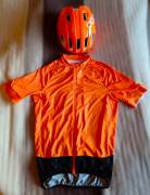 POC kerékpáros sisak és mez narancs (orange) szett eladó. POC VENTRAL AIR MIPS Helmets / Headwear Road L used For Sale