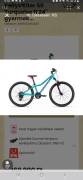 KELLYS Kiter 50 Turquoise 11 Mountain Bike 24" front suspension used For Sale