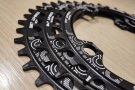 Új alu narrow wide lánctányérok! 34, 36, 38 fogas 104mm-es lyukkör 2025 Mountain Bike Components, MTB Drivetrain new / not used For Sale