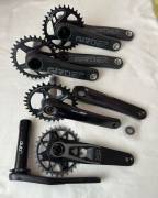 Sram Shimano Praxis Truvativ Új integrált hajtókarok eladó Mountain Bike Components, MTB Drivetrain new / not used For Sale