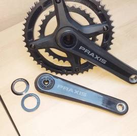 Praxis Carbon hajtómű 48/32 Praxis Road Bike & Gravel Bike & Triathlon Bike Component, Road Bike Drivetrain used For Sale