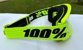 Új 100% Strata 2 sárga, átlátszó lencsés DH/FR szemüveg, védőszemüveg 100% Strata 2 Eyewear / Sunglasses DH new / not used For Sale