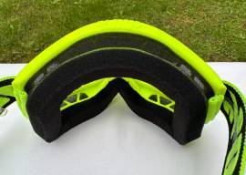 Új 100% Strata 2 sárga, átlátszó lencsés DH/FR szemüveg, védőszemüveg 100% Strata 2 Eyewear / Sunglasses DH new / not used For Sale