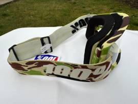 Új 100% Strata 2 camo, átlátszó lencsés DH/FR szemüveg, védőszemüveg 100% Strata 2 Eyewear / Sunglasses DH new / not used For Sale