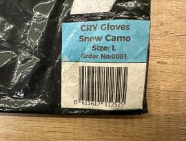 CRY brand fekete/szürke/camo BMX/MTB, kerékpáros kesztyű, gloves (L) CRY brand L new / not used male/unisex For Sale