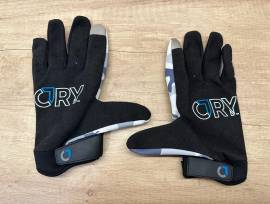 CRY brand fekete/szürke/camo BMX/MTB, kerékpáros kesztyű, gloves (L) CRY brand L new / not used male/unisex For Sale