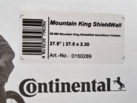 ÚJ!! Continental Mountain King Shieldwall TL ready 27.5x 2.30 Continental Mountain King Mountain Bike Alkatrész, MTB Kerék / Felni / Gumi 27.5" (650b) belső nélküli nem használt ELADÓ