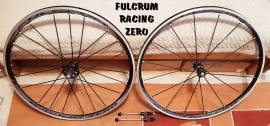 Fulcrum Racing Zero országúti kerékszett. Újszerű! Karbon agyak, kerámia csapágyak, alu aero küllők! .  Országúti / Gravel / Triatlon Alkatrész, Országúti  Kerék / Felni / Gumi használt ELADÓ