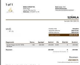 SPIDER Rogue Mountain Bike 27.5" (650b) elöl teleszkópos Shimano Deore XT használt ELADÓ