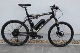 CUBE XMS custom Elektromos Mountain Bike 26" össztelós / fully Dapu használt ELADÓ