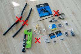 Kerékpár alkatrészek: fékkar, lánc, pumpa, pedál, stb. Zoom Mountain Bike Components, MTB Handlebars / Stems / Grips used For Sale