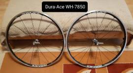 Shimano Dura-Ace WH-7850 C24 CL karbon alu kerékszett. Használt, szép és jó. . Road Bike & Gravel Bike & Triathlon Bike Component, Road Bike Wheels / Tyres used For Sale