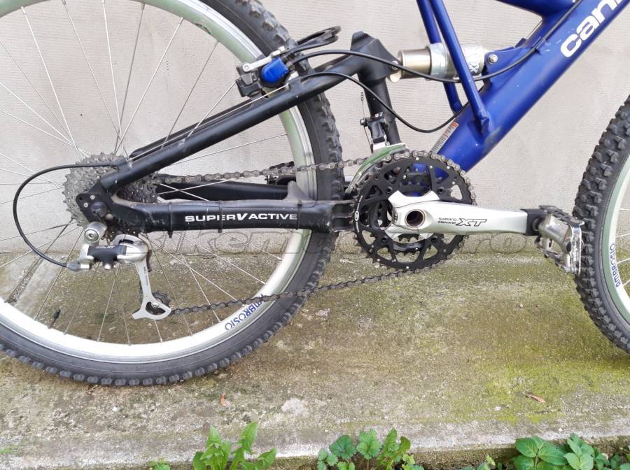 CANNONDALE Super 1000 Mountain Bike 26" össztelós / fully Shimano Deore XT használt ELADÓ