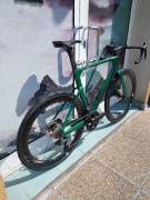 MERIDA REACTO 8000 IV3  SELYEM ÖRÖKZÖLD (FEKETE) ( (S,M) Országúti Shimano Ultegra Di2 tárcsafék új / garanciával ELADÓ