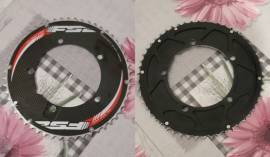 FSA Carbon Pro alu-karbon lánctányér 54t, 130BCD.  . Országúti / Gravel / Triatlon Alkatrész, Országúti Hajtásrendszer használt ELADÓ