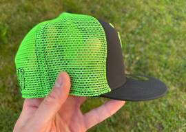 Új Monster Energy fekete/neon zöld hálós sapka, snapback, cap, hat Monster Energy Sisak / Sapka nem használt ELADÓ