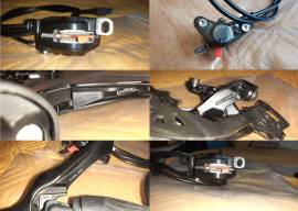 1x11 GRX kis szett PM féknyergekkel eladó GRX 600 / 812 Országúti / Gravel / Triatlon Alkatrész, Országúti Fék / Fékváltókar mechanikus Shimano GRX használt ELADÓ