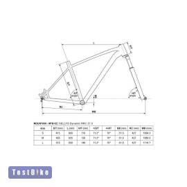 KELLYS Kellys Thorx 70 27,5 ”M”  Mountain Bike 27.5" (650b) elöl teleszkópos Shimano Deore XT használt ELADÓ