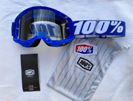 Új 100% Strata 2 kék, átlátszó lencsés szemüveg, védőszemüveg eladó 100% Strata 2 Szemüveg DH nem használt ELADÓ