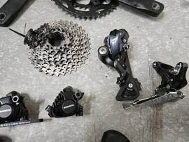 Shimano Sora szett,FSA hajtás Sora Országúti / Gravel / Triatlon Alkatrész, Országúti / Gravel Váltó / Váltórendszer / DI2 mechanikus Shimano Sora használt ELADÓ