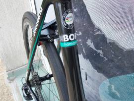 SPECIALIZED S-works Carbon UltegraDI2 Tarmac Bora Hansgrohe 56 Országúti Shimano Ultegra Di2 patkófék használt ELADÓ