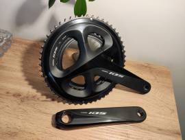 Újszerű Shimano 105 hajtómű 2×11 FC-R7000 Országúti / Gravel / Triatlon Alkatrész, Országúti Hajtásrendszer használt ELADÓ