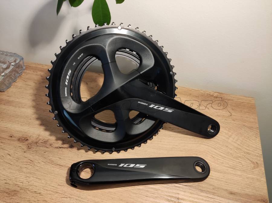 Újszerű Shimano 105 hajtómű 2×11 FC-R7000 Országúti / Gravel / Triatlon Alkatrész, Országúti Hajtásrendszer használt ELADÓ