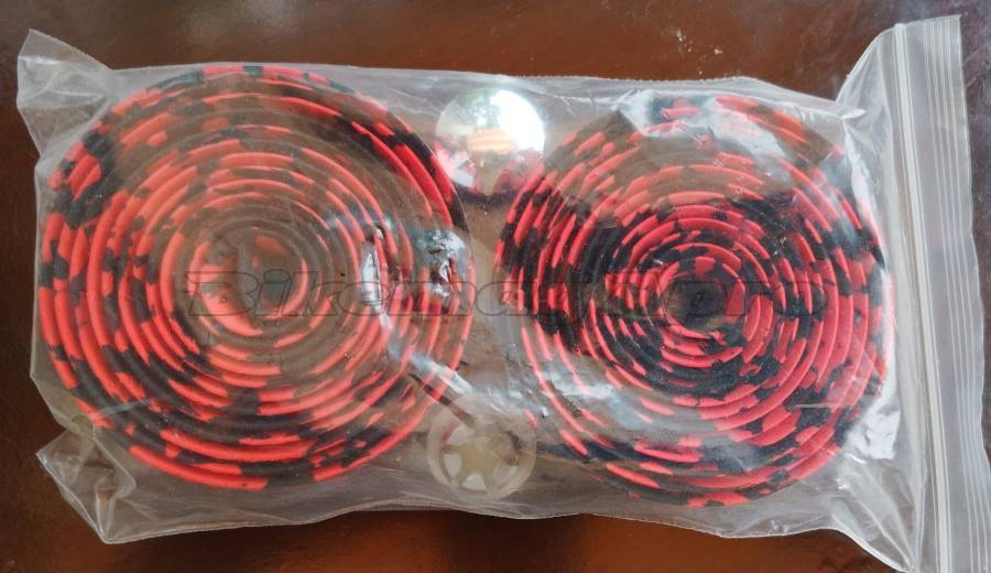 Piros-fekete bandázs noname Road Bike & Gravel Bike & Triathlon Bike Component, Road Bike Handlebars / Stems / Grips new / not used For Sale