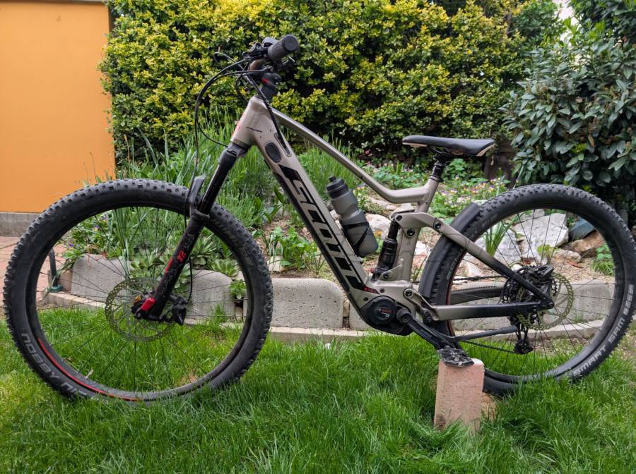 SCOTT Strike Eride 930 Elektromos Mountain Bike 29" össztelós / fully Bosch SRAM GX Eagle használt ELADÓ