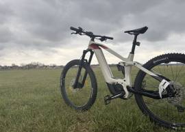HAIBIKE HYBE CF9 Electric Mountain Bike 29" front 27.5" back (Mullet) dual suspension Bosch Shimano SLX new / not used For Sale
