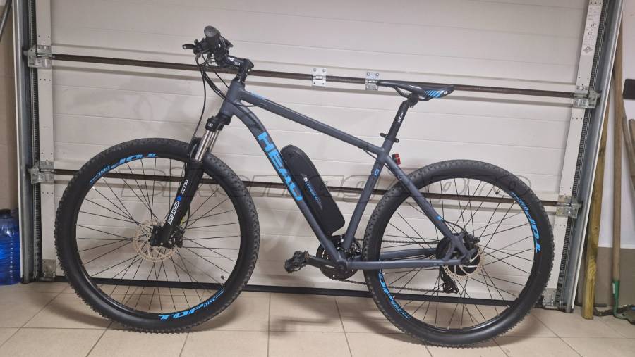 HEAD e-Granger Elektromos Mountain Bike 29" elöl teleszkópos Bafang Shimano Tourney használt ELADÓ