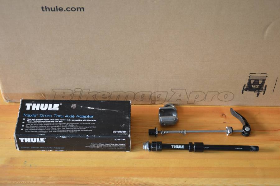 Thule Thru-Axle Maxle utánfutó tengely adapter Thule 20100799 Országúti / Gravel / Triatlon Alkatrész, Országúti Kerék / Felni / Gumi használt ELADÓ
