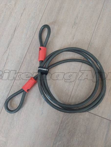 Kryptonite U-lakat hosszabbító hurokkábel Krytonite KryptoFlex Bike Locks / Tools / Pumps new / not used For Sale