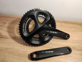 Nagyon szép állapotú Shimano 105 hajtómű 2×11 FC-R7000 Road Bike & Gravel Bike & Triathlon Bike Component, Road Bike Drivetrain used For Sale
