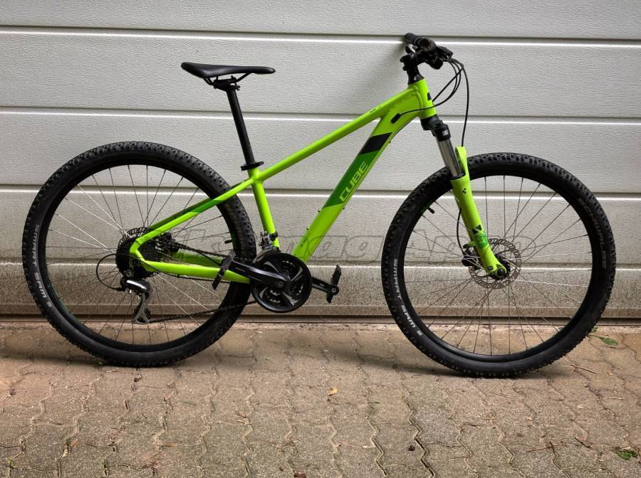 CUBE Aim Mountain Bike 27.5" (650b) front suspension Shimano Acera used For Sale