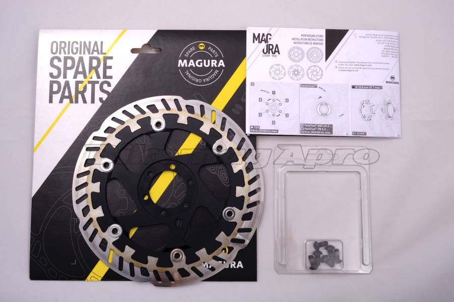 Újszerű Magura MDR-P féktárcsa 180 mm, 6 csavaros, e-bike, speed bike részére Újszerű Magura MDR-P féktárcsa 180 mm, 6 csavaros Mountain Bike Alkatrész, MTB Fék / Fékszett használt ELADÓ