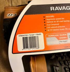 Maxxis Ravager 700X40C Maxxis Ravager 700X40C Road Bike & Gravel Bike & Triathlon Bike Component, Road Bike Wheels / Tyres 29" new / not used For Sale