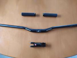 Spank/Bontrager/Fabric cockpit Spank Spoon/Bontrager Blendr/Fabric Funguy Mountain Bike Alkatrész, MTB Kormány / Stucni / Markolat használt ELADÓ
